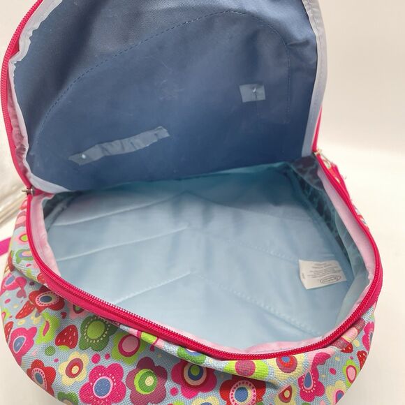 Vintage 2004 Strawberry Shortcake Backpack & Coin Pouch Kids School Bag Flowers - Picture 5 of 14